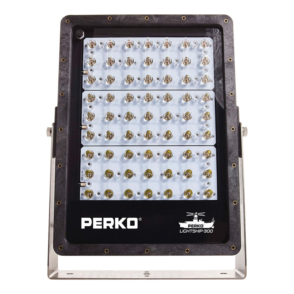 Perko Lightship 300 LED High Performance Spotlight - 12/24V - Black [1643300S0B]