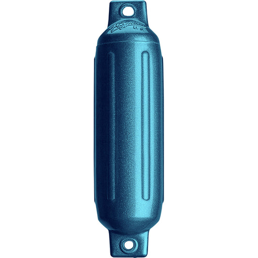 Polyform G-1 Twin Eye Fender 3.5" x 12.8" - Metallic Blue [G-1-METALLIC BLUE]