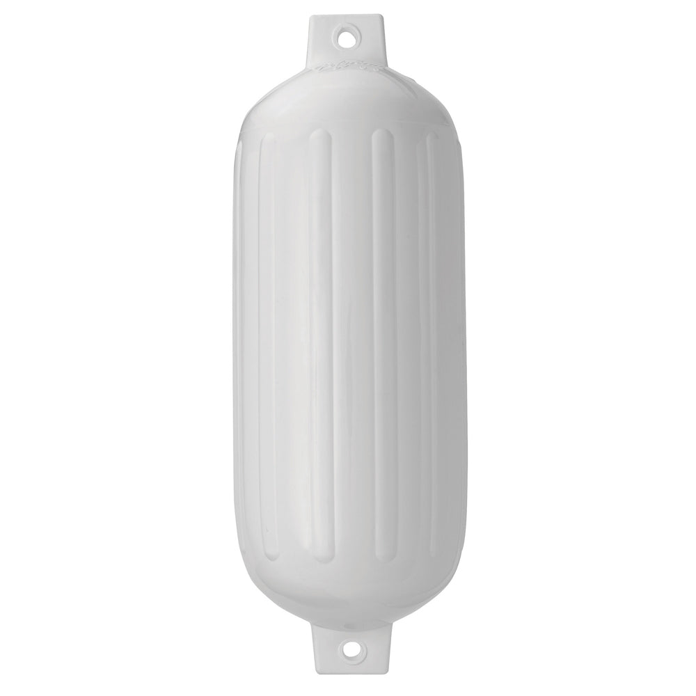 Polyform G-6 Twin Eye Fender 11" x 30" - White [G-6-WHITEWO]