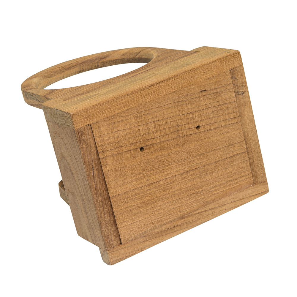 Whitecap Teak Folding Insulated Drink Holder [62602]