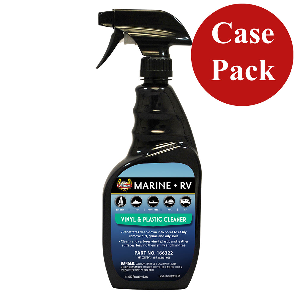 Presta Marine Vinyl  Plastic Cleaner - 22oz - *Case of 12* [166322CASE]