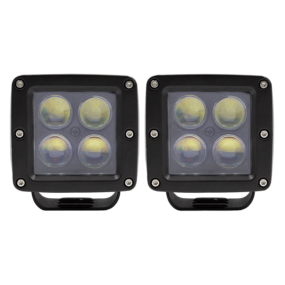 HEISE 3" 4 LED Cube Light - 2-Pack [HE-ICL2PK]