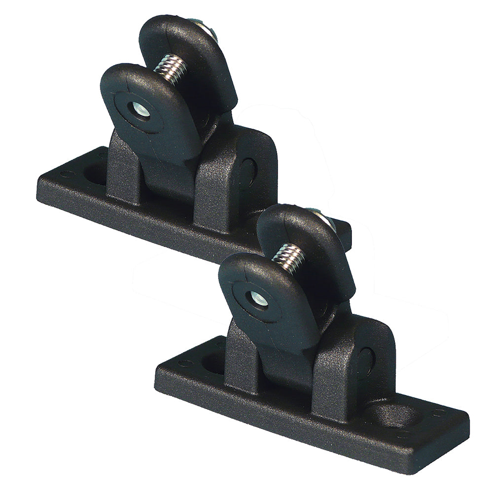 Carver Deck Hinge Nylon Pair - Black [7782B]