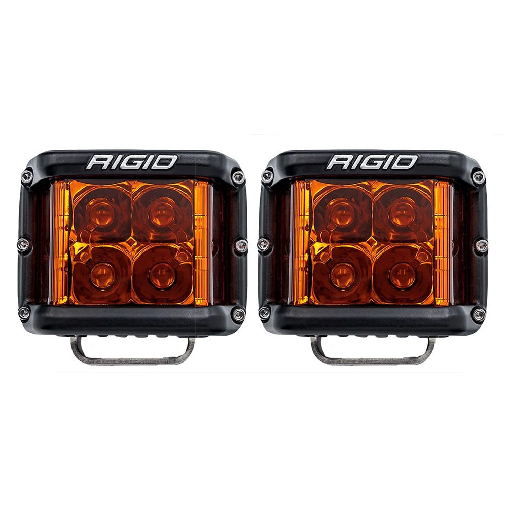 RIGID Industries D-SS Spot w/Amber Pro Lens - Pair [262214]